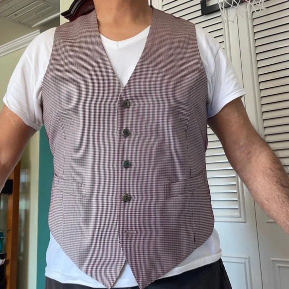Purple Vest vest for formal suit . - Picture 13 of 14